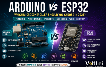 Arduino vs ESP32 Which Microcontroller Should You Choose in 2026